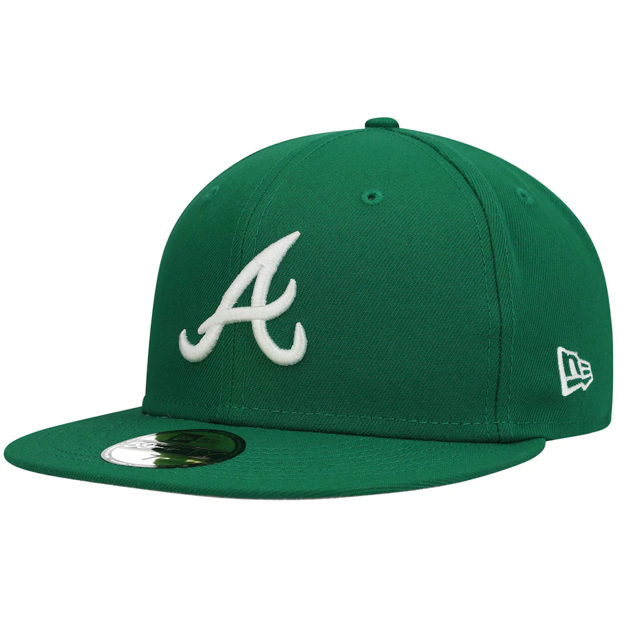 New Era Atlanta Braves Kelly Green 59FIFTY Fitted Hat