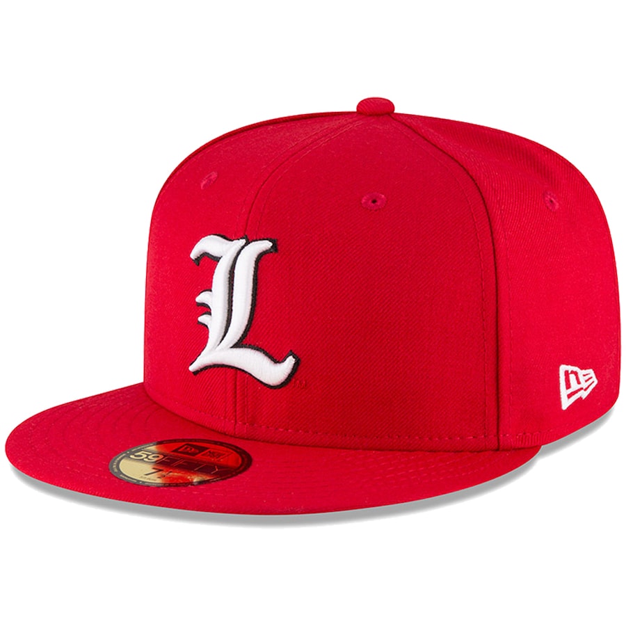 New Era Red Louisville Cardinals Basic 59FIFTY Fitted Hat