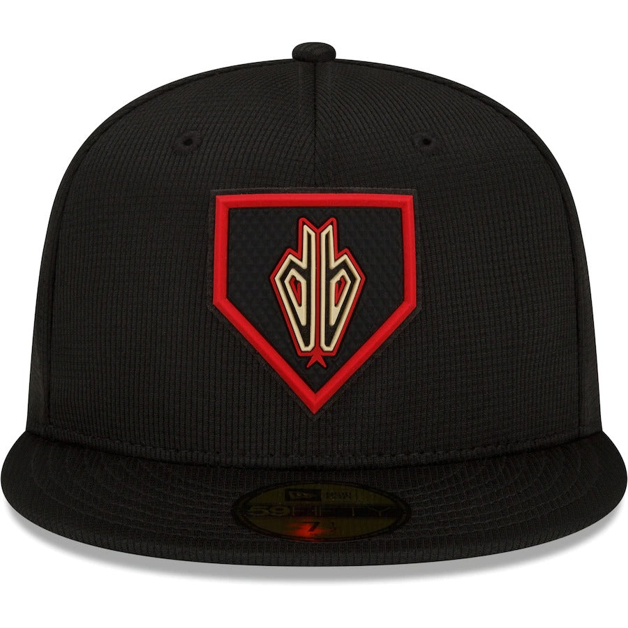 New Era Arizona Diamondbacks Black/Red 2022 Clubhouse 59FIFTY Fitted Hat