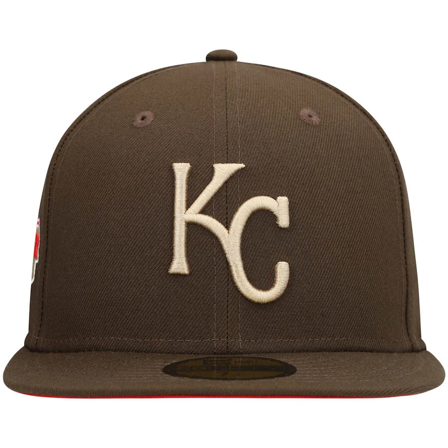 New Era Kansas City Royals Brown 2012 All-Star Game Team Scarlet Undervisor 59FIFTY Fitted Hat