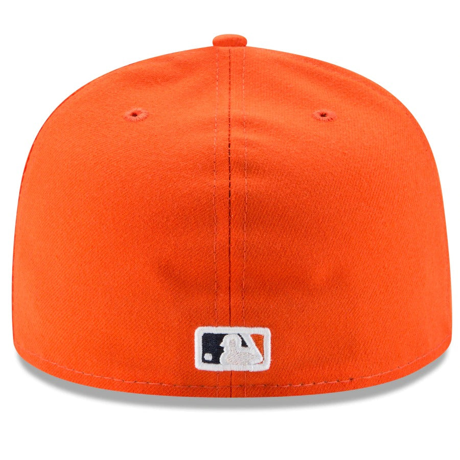 New Era Houston Astros Orange/Navy Alternate 60th Anniversary Authentic Collection On-Field 59FIFTY Fitted Hat
