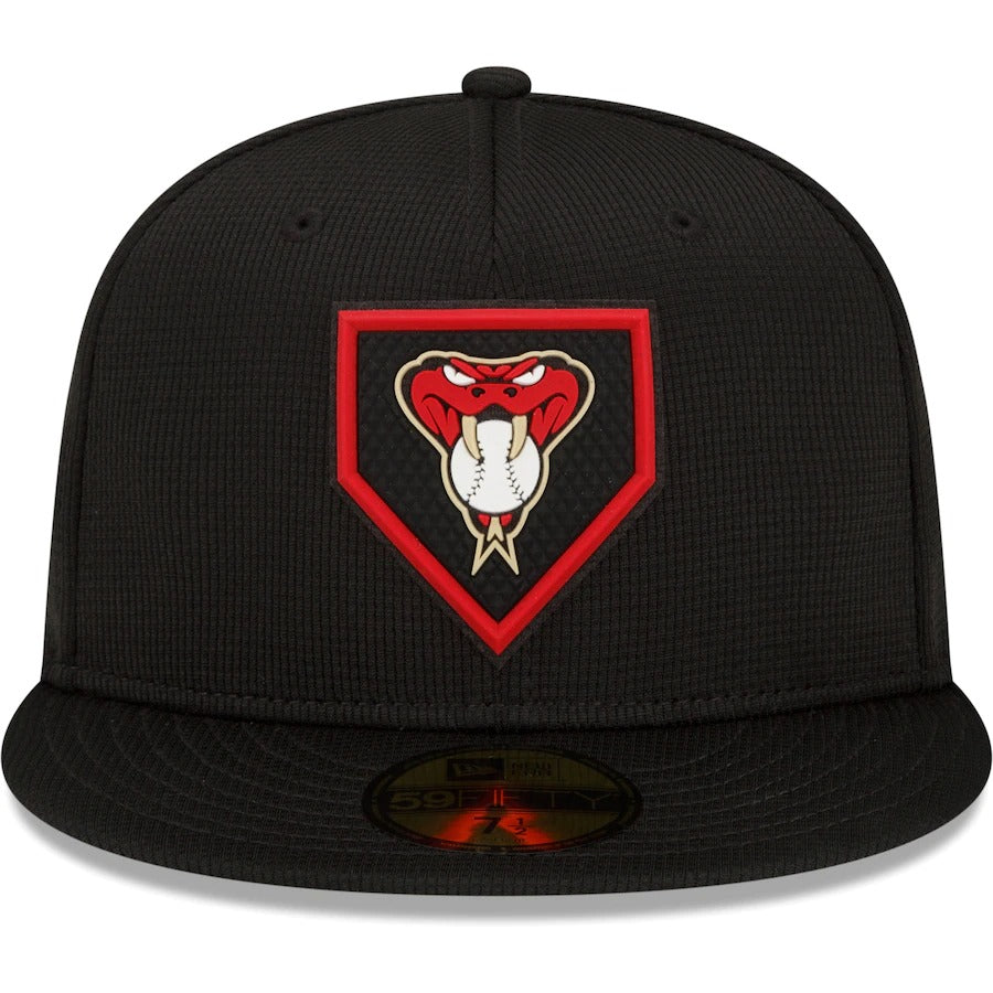 New Era Arizona Diamondbacks Black/Red Alternate 2022 Clubhouse 59FIFTY Fitted Hat