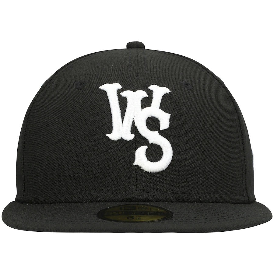 New Era Winston-Salem Dash Black Authentic Collection Team Home 59FIFTY Fitted Hat