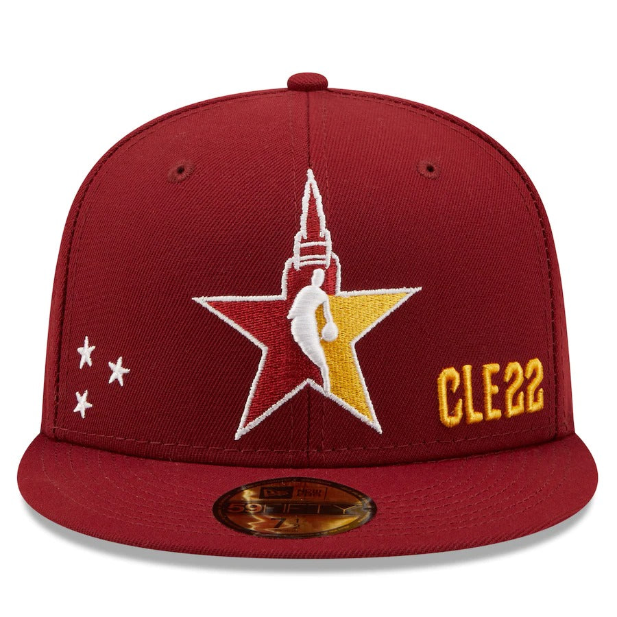 New Era 2022 Burgundy NBA All-Star Game 59FIFTY Fitted Hat