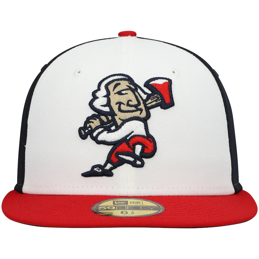 New Era Fredericksburg Nationals White Authentic Collection Team Alternate 59FIFTY Fitted Hat