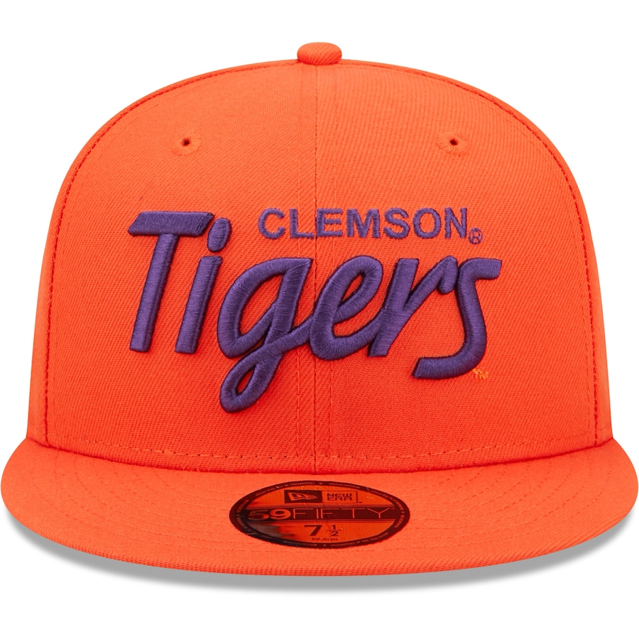 New Era Clemson Tigers Orange Griswold 59FIFTY Fitted Hat