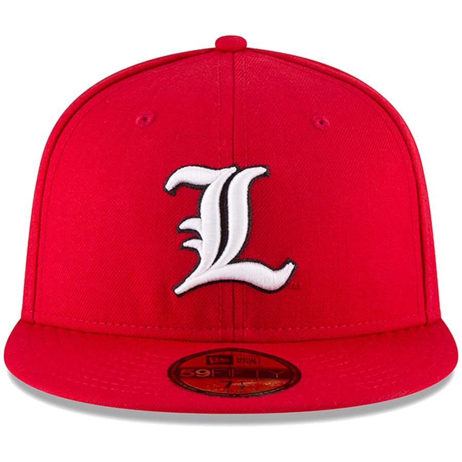 New Era Red Louisville Cardinals Basic 59FIFTY Fitted Hat