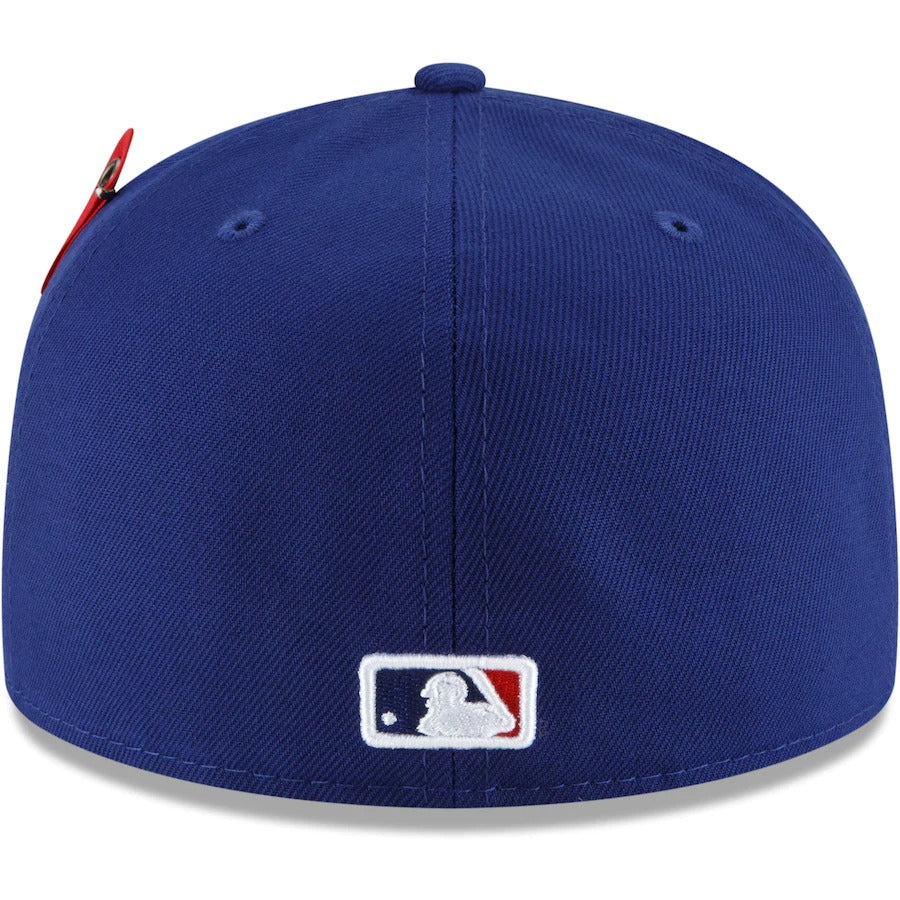 New Era x Alpha Industries Texas Rangers Royal 59FIFTY Fitted Hat