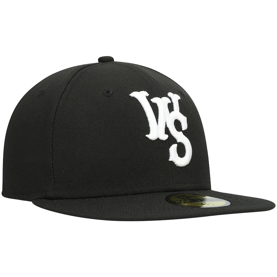 New Era Winston-Salem Dash Black Authentic Collection Team Home 59FIFTY Fitted Hat