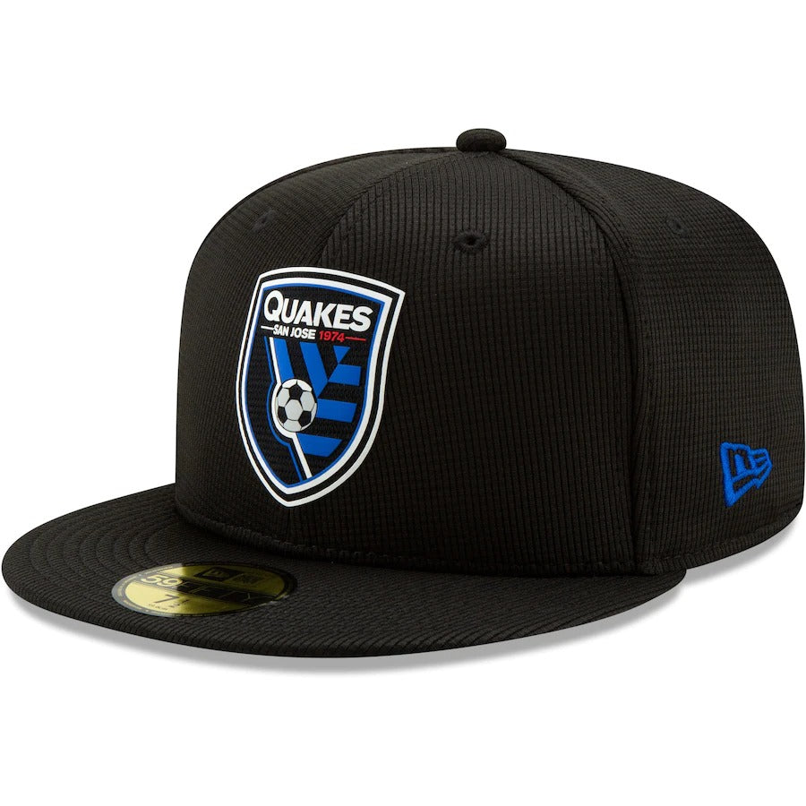 New Era San Jose Earthquakes Black On-Field 59FIFTY Fitted Hat