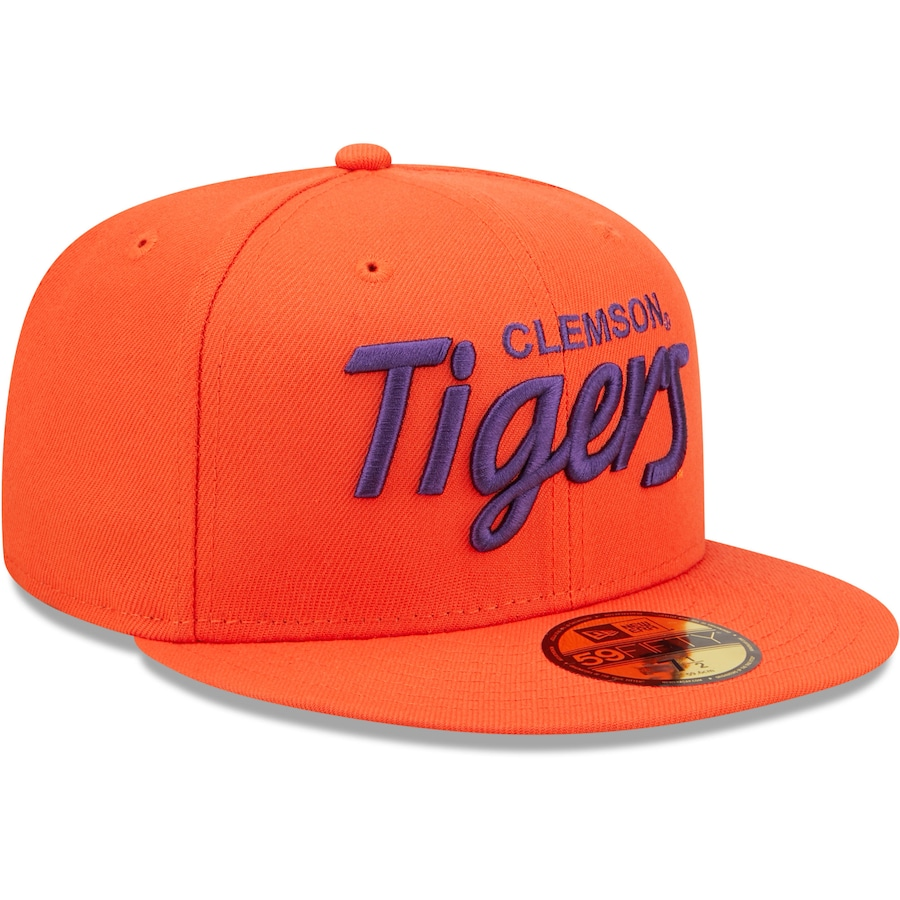 New Era Clemson Tigers Orange Griswold 59FIFTY Fitted Hat