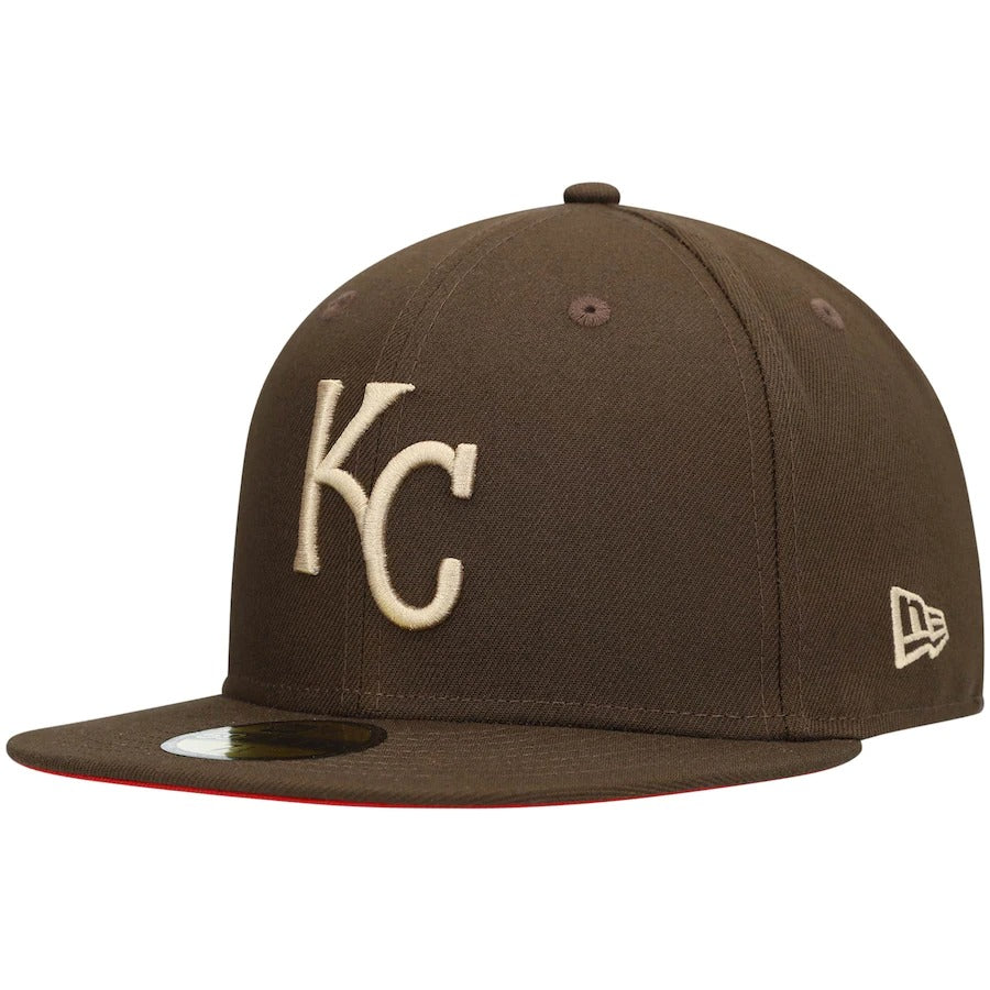 New Era Kansas City Royals Brown 2012 All-Star Game Team Scarlet Undervisor 59FIFTY Fitted Hat