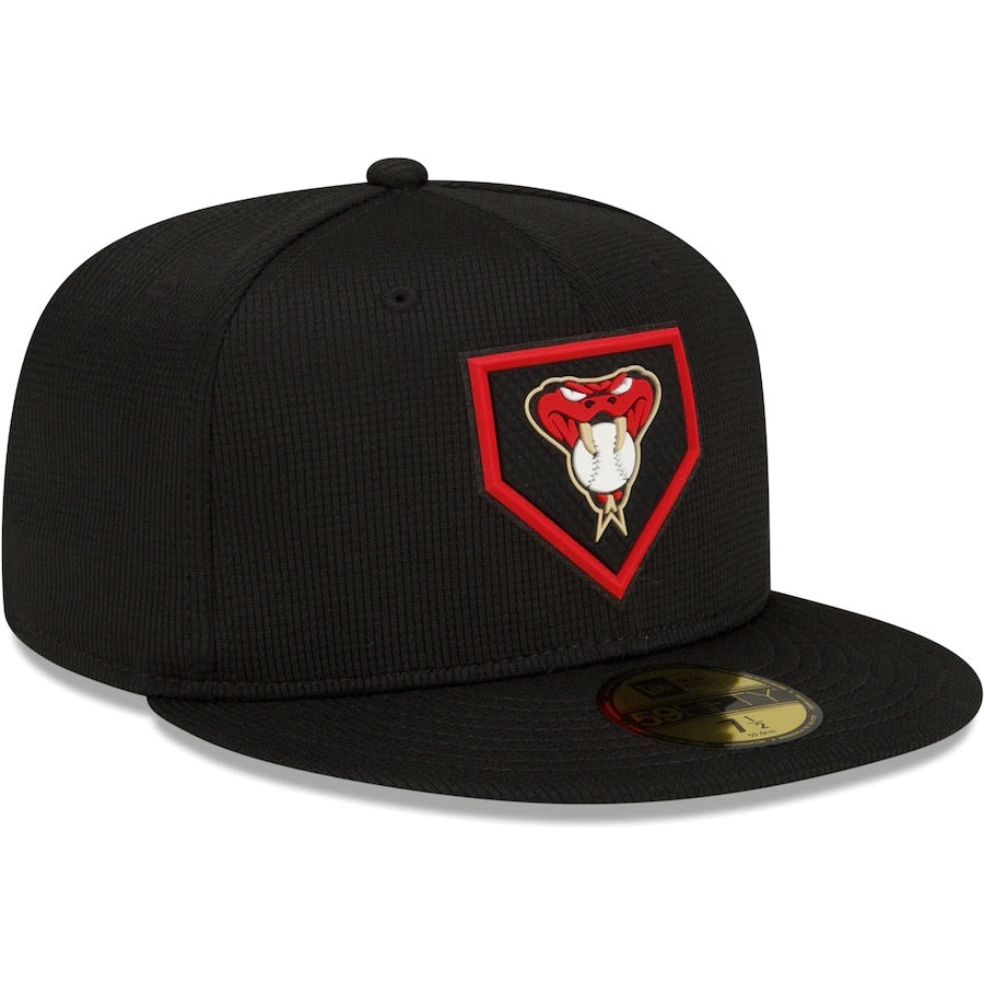 New Era Arizona Diamondbacks Black/Red Alternate 2022 Clubhouse 59FIFTY Fitted Hat
