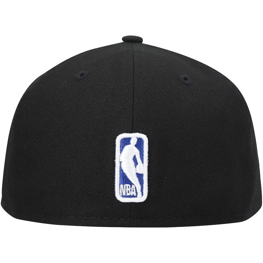New Era Golden State Warriors Black Team Wordmark 59FIFTY Fitted Hat