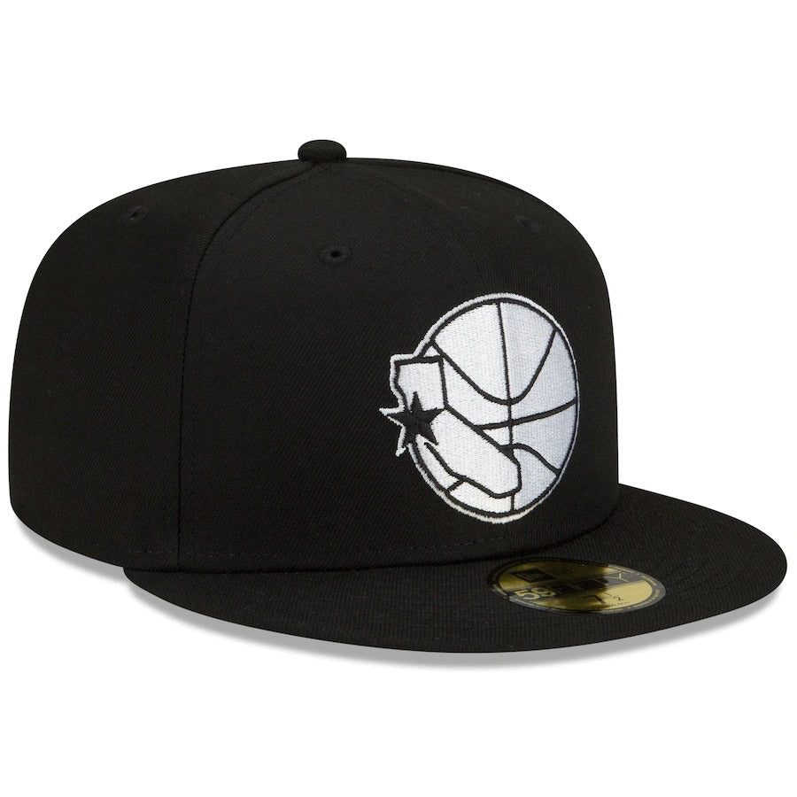New Era Golden State Warriors Black/White 2021/22 City Edition Alternate 59FIFTY Fitted Hat