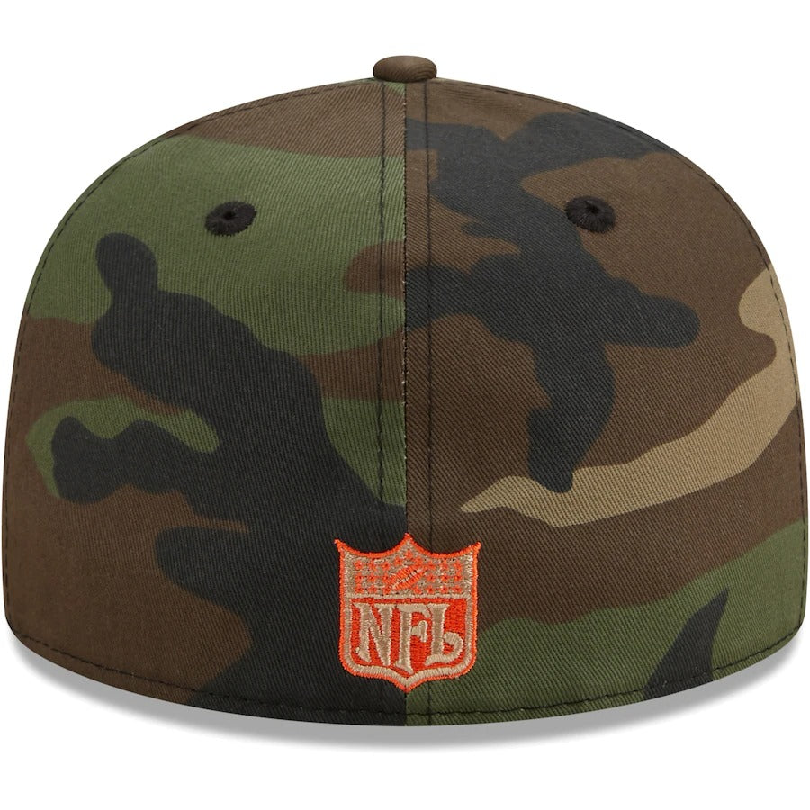 New Era Denver Broncos Camo Woodland 2021 59FIFTY Fitted Hat