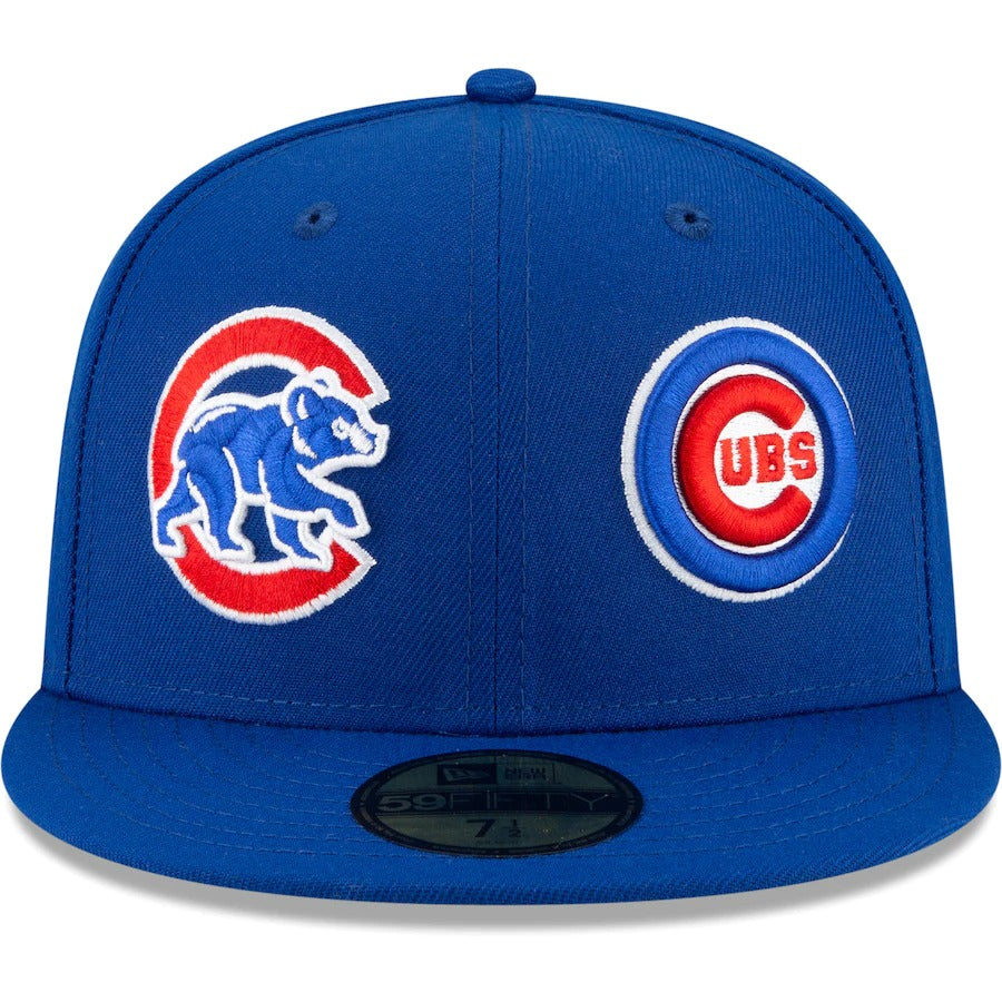 New Era Chicago Cubs Royal Patch Pride 59FIFTY Fitted Hat