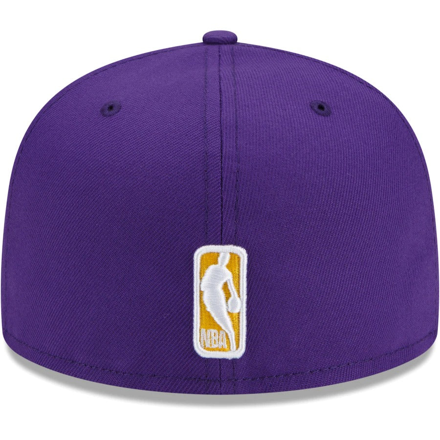 New Era Los Angeles Lakers Purple City Cluster 59FIFTY Fitted Hat