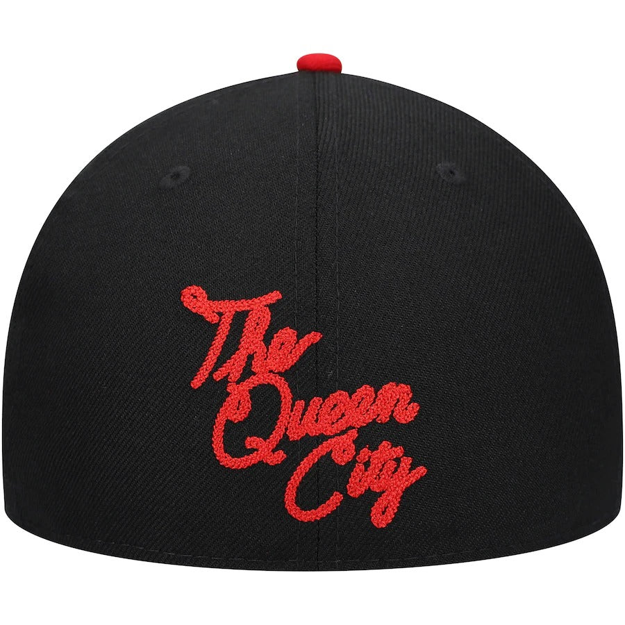 New Era Corporate x Cincinnati Reds Black/Red 59FIFTY Fitted Hat