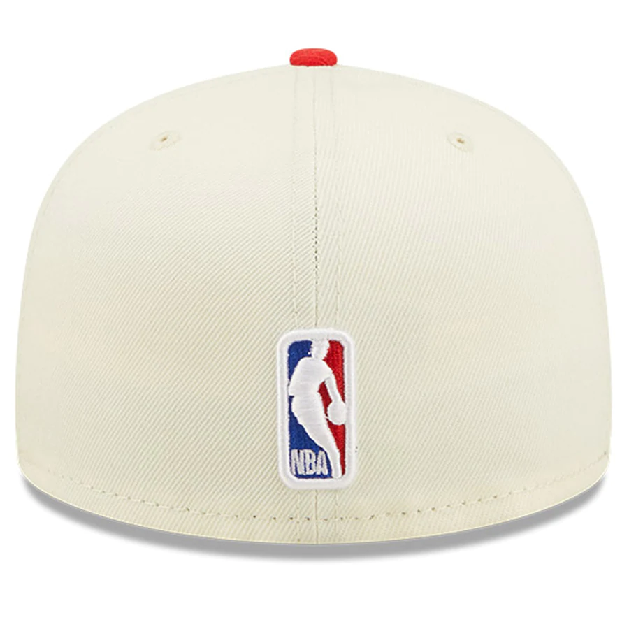 New Era Toronto Raptors Cream/Red 2022 NBA Draft 59FIFTY Fitted Hat