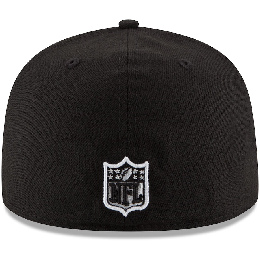 New Era Carolina Panthers Black B-Dub 59FIFTY Fitted Hat