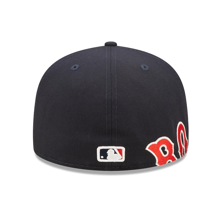 New Era Boston Red Sox Navy Sidesplit 59FIFTY Fitted Hat