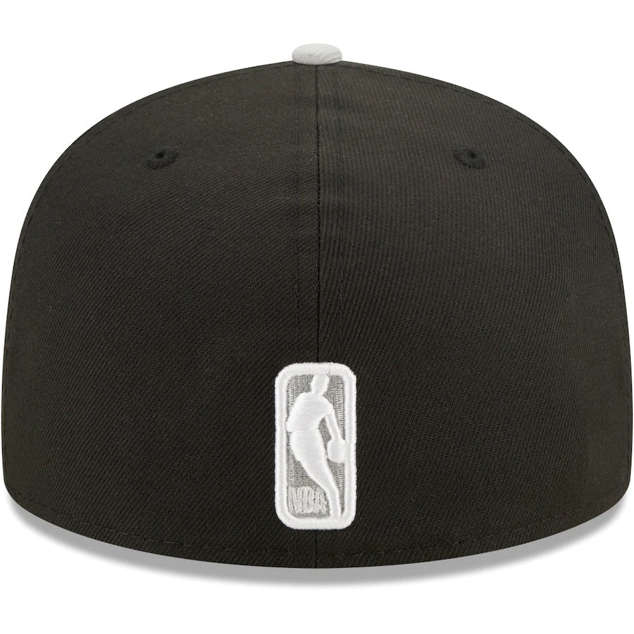New Era Denver Nuggets Black/Gray Two-Tone Color Pack 59FIFTY Fitted Hat