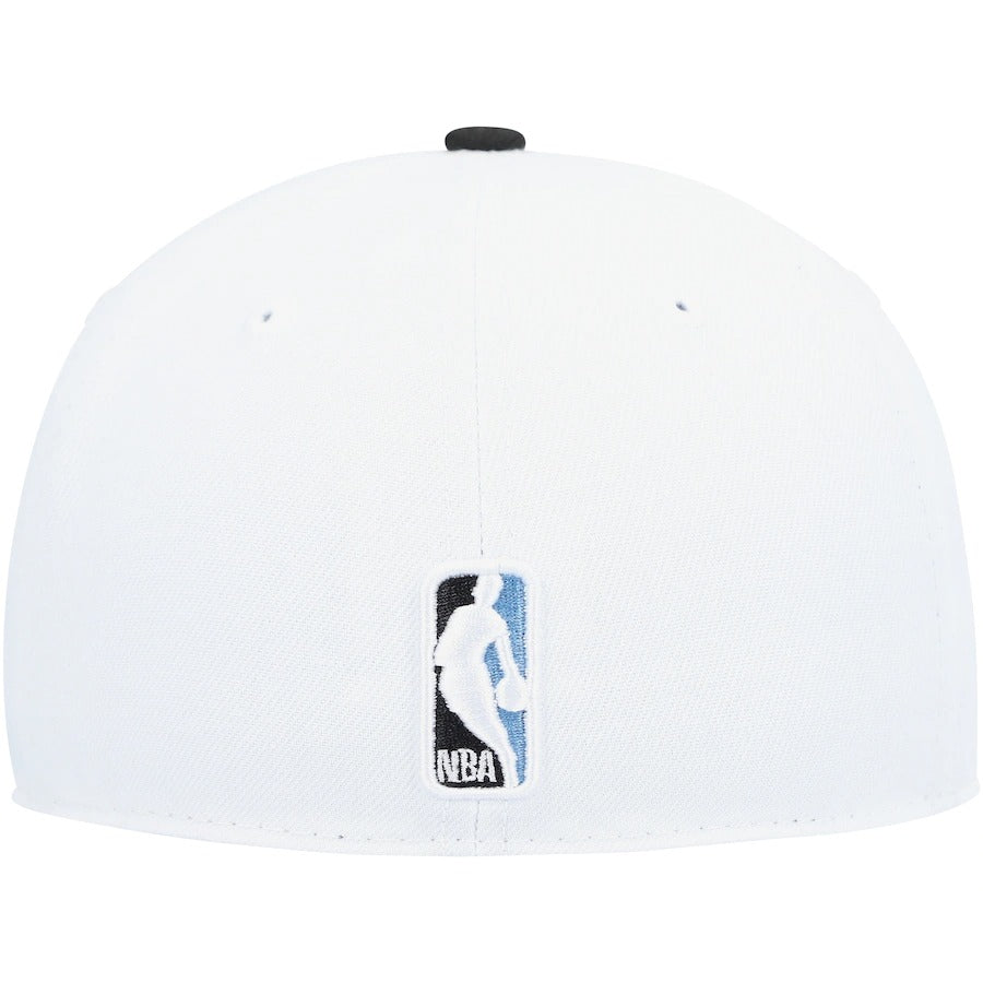 New Era Brooklyn Nets White Brooklyn Bridge Side Patch Collection Fitted Hat
