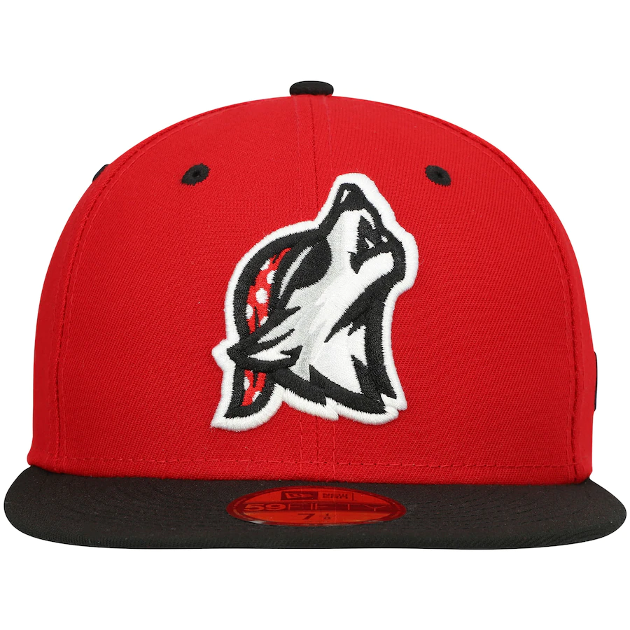 New Era Erie SeaWolves Red Authentic Collection Team Alternate 59FIFTY Fitted Hat