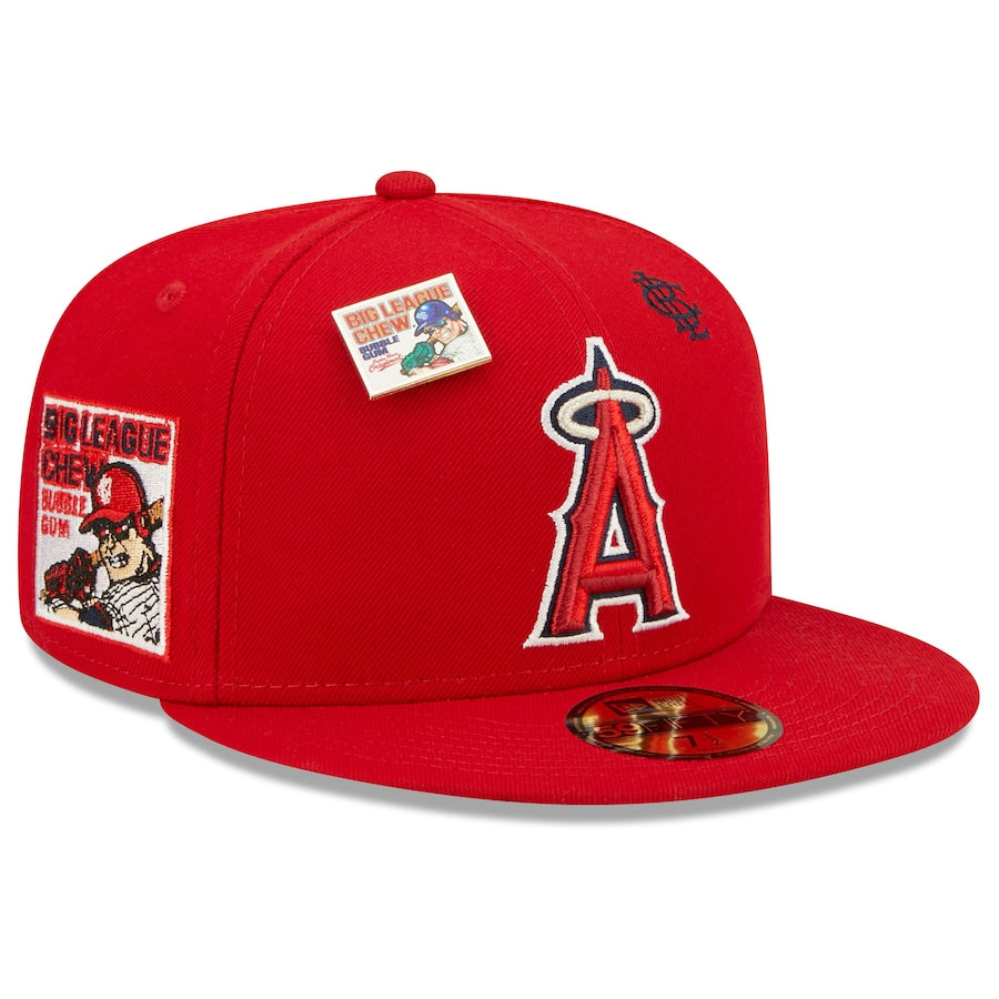 New Era MLB x Big League Chew Los Angeles Angels Red 59FIFTY Fitted Hat