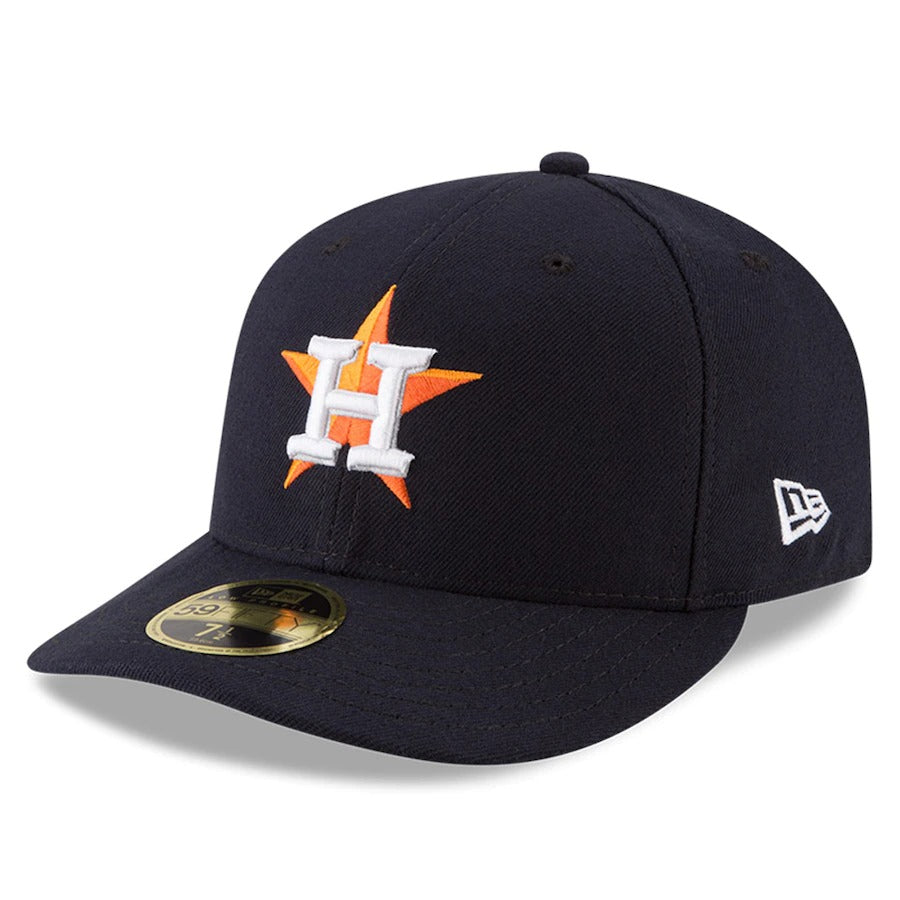 New Era Houston Astros Navy 2021 World Series Bound Home Side Patch Low Profile 59FIFTY Fitted Hat