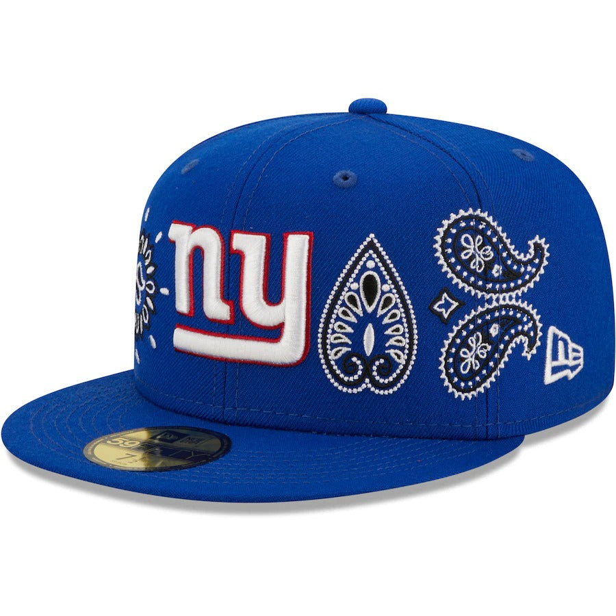 New Era New York Giants Royal Bandana 59FIFTY Fitted Hat