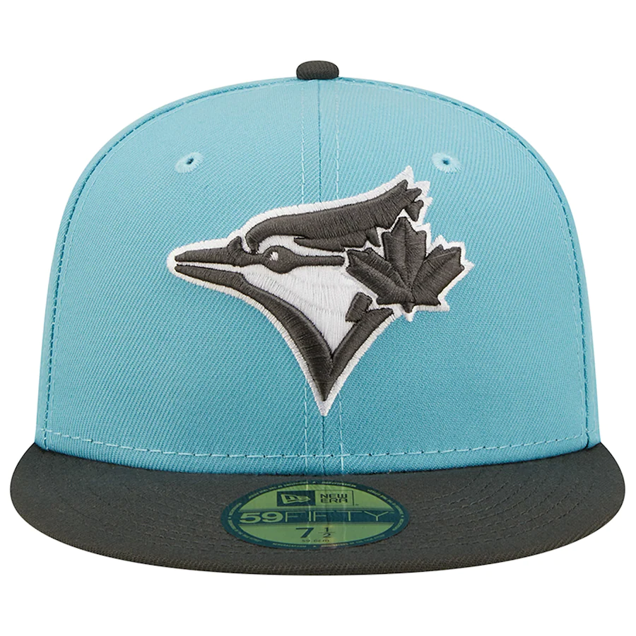 New Era Light Blue/Charcoal Toronto Blue Jays Two-Tone Color Pack 59FIFTY Fitted Hat