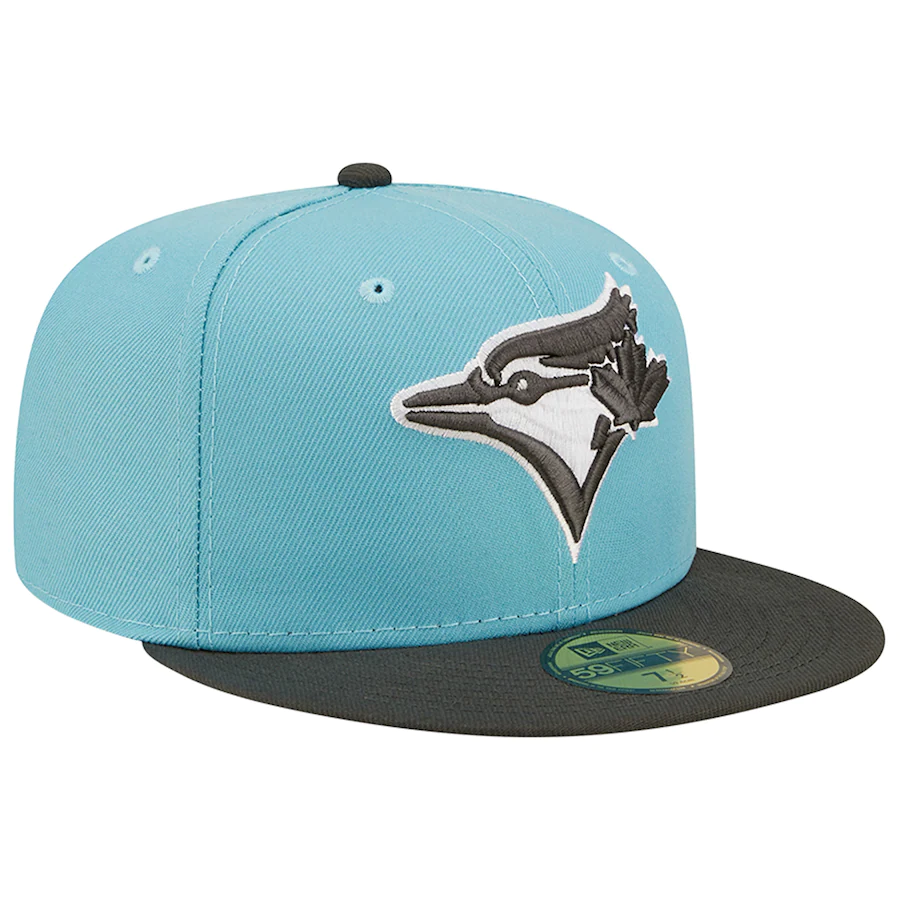 New Era Light Blue/Charcoal Toronto Blue Jays Two-Tone Color Pack 59FIFTY Fitted Hat