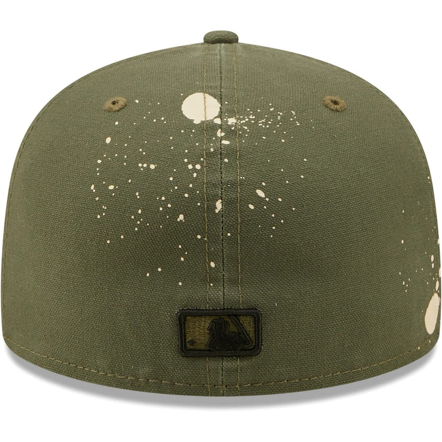 New Era Pittsburgh Pirates Olive Splatter 59FIFTY Fitted Hat