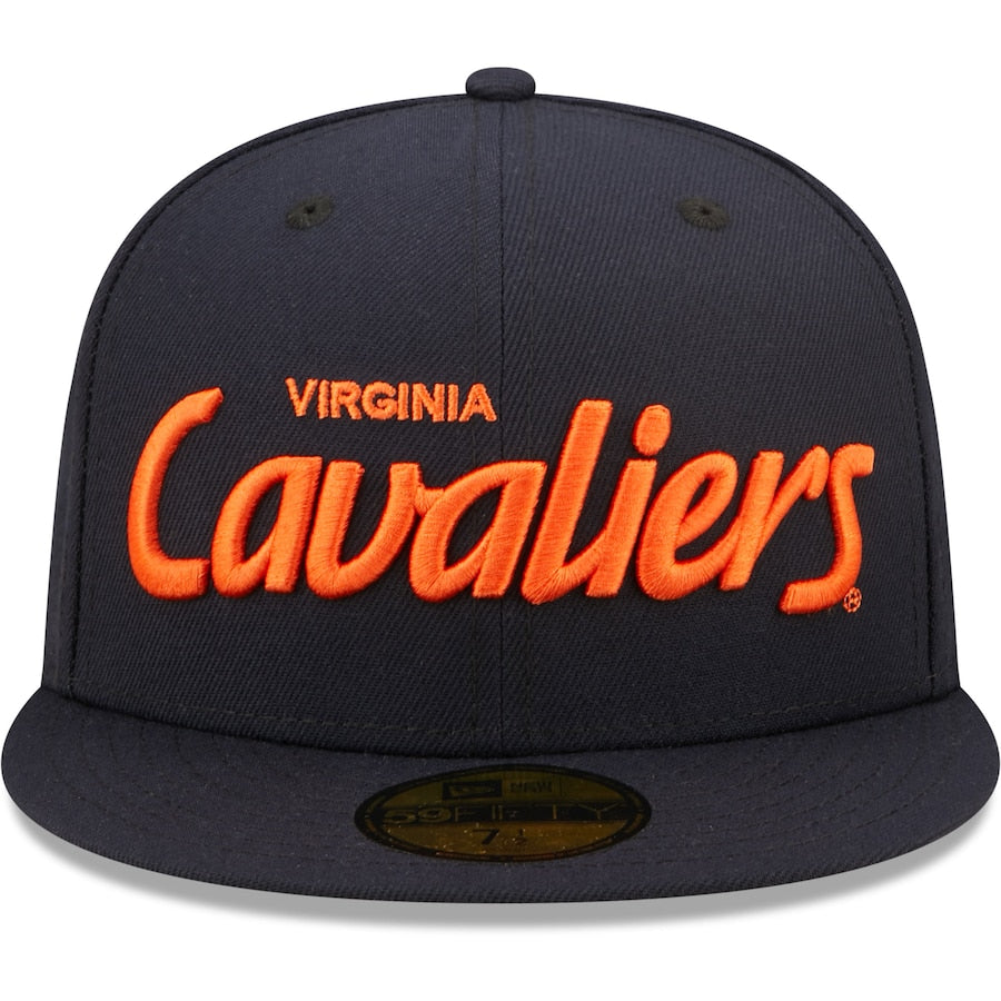 New Era Virginia Cavaliers Navy Griswold 59FIFTY Fitted Hat