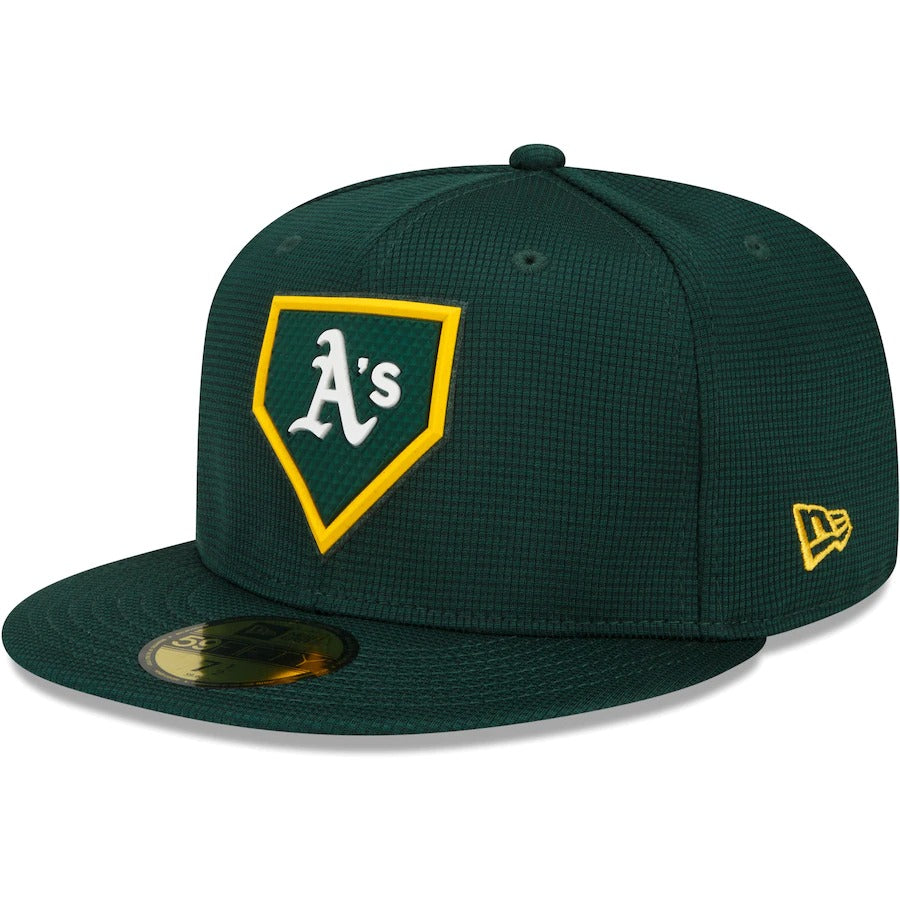 New Era Oakland Athletics Dark Green 2022 Clubhouse 59FIFTY Fitted Hat