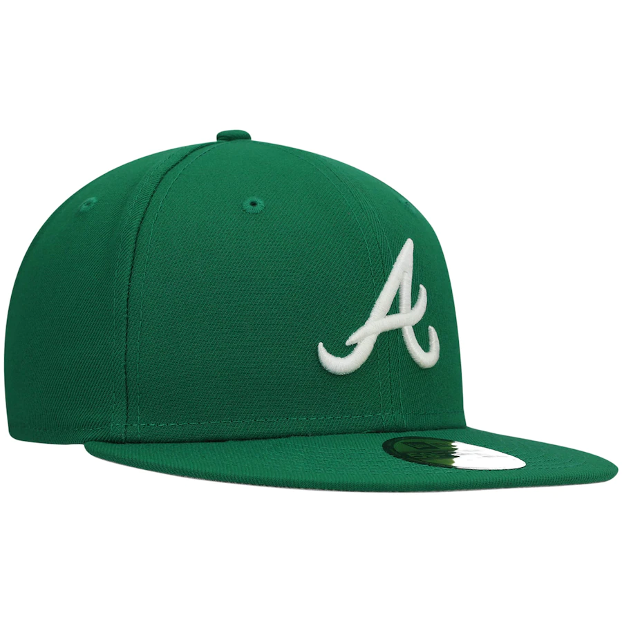 New Era Atlanta Braves Kelly Green 59FIFTY Fitted Hat