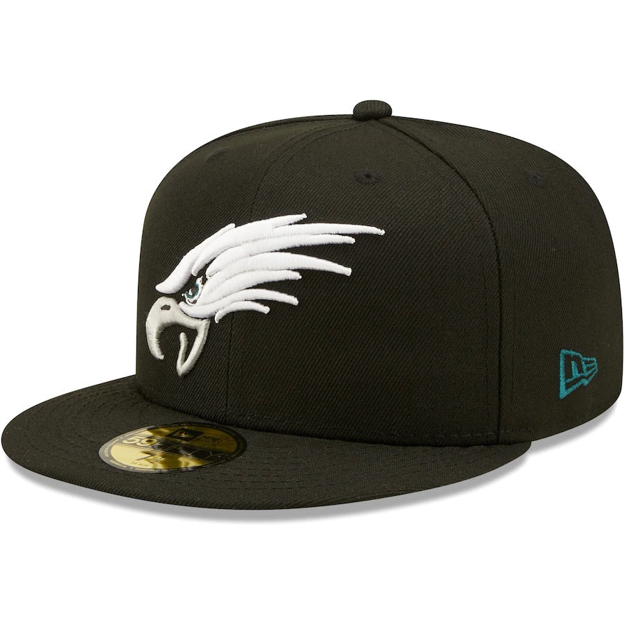 New Era Philadelphia Eagles Black Elemental 59FIFTY Fitted Hat