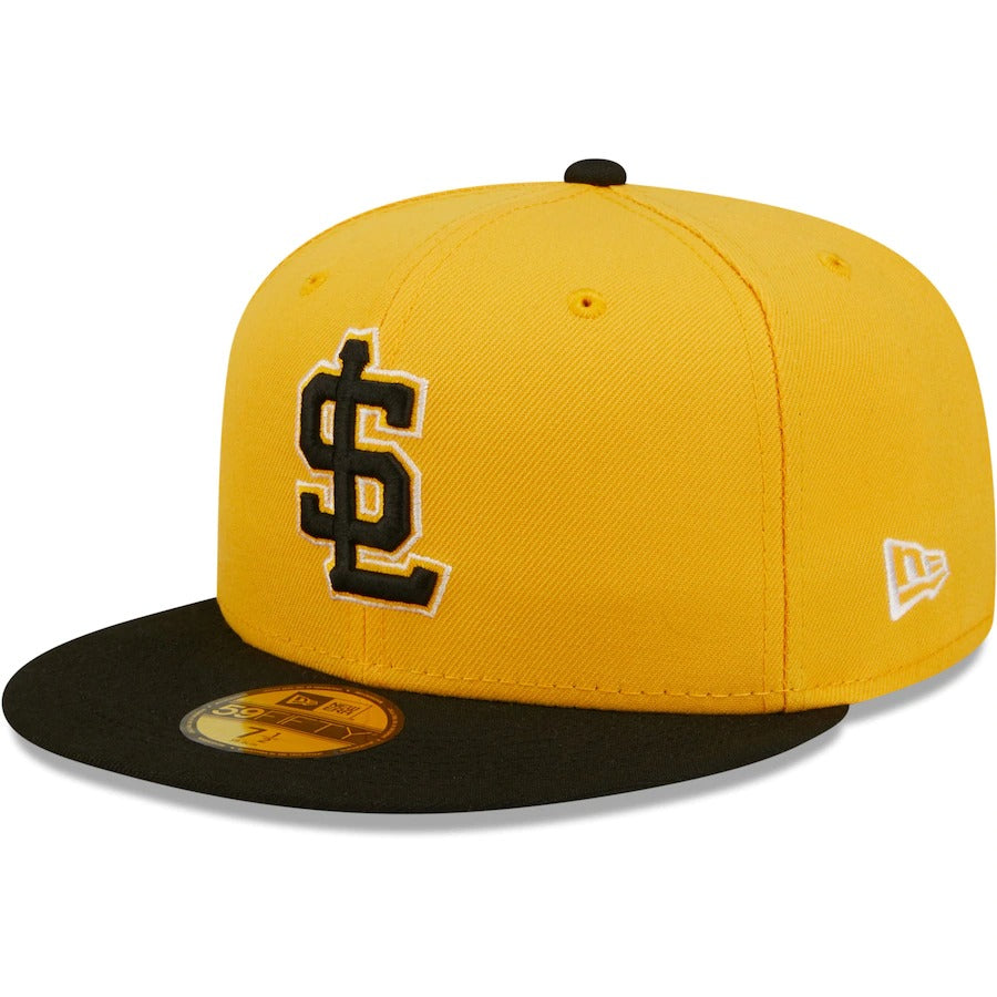 New Era Salt Lake Bees Gold Authentic 59FIFTY Fitted Hat