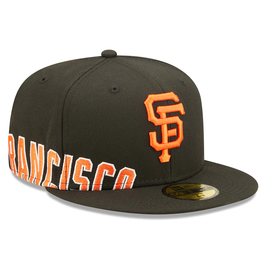 New Era San Francisco Giants Black Sidesplit 59FIFTY Fitted Hat