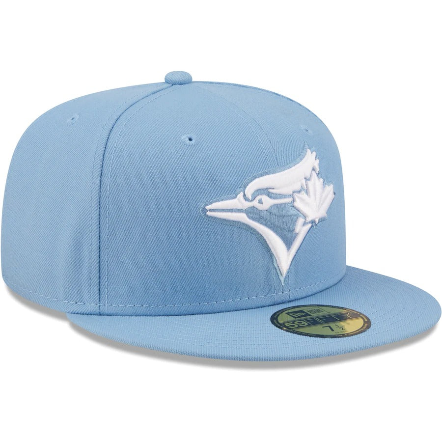 New Era Toronto Blue Jays Sky Blue Logo White 59FIFTY Fitted Hat