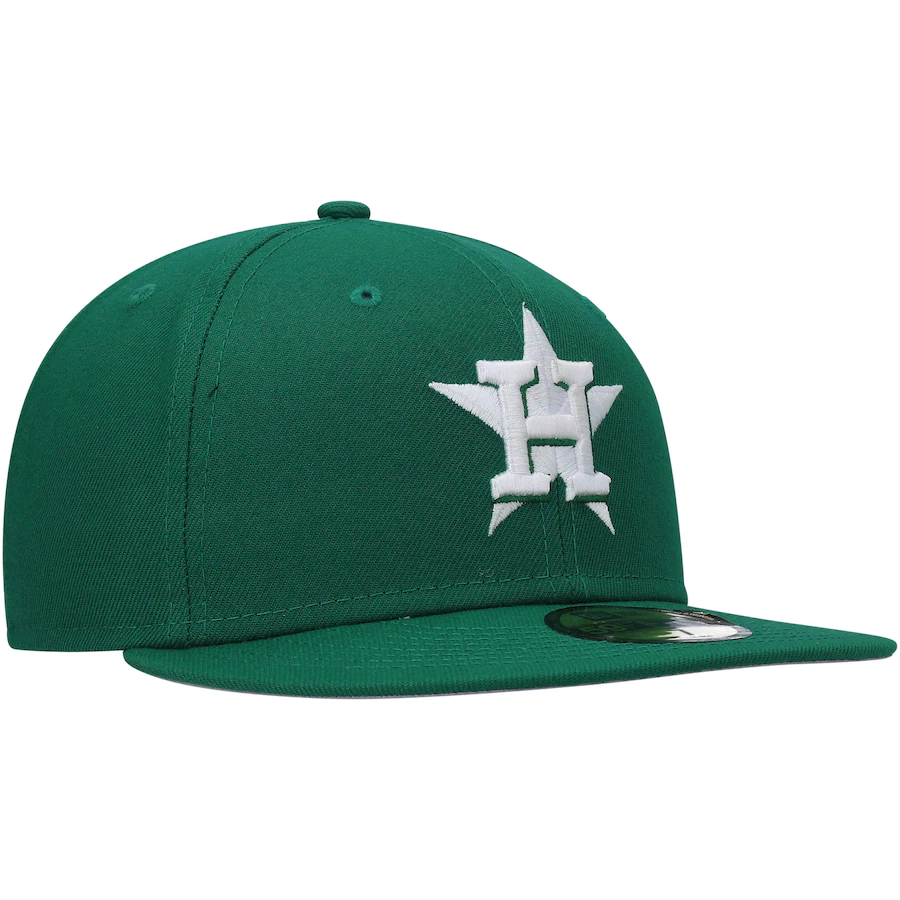 New Era Houston Astros Kelly Green Logo 59FIFTY Fitted Hat