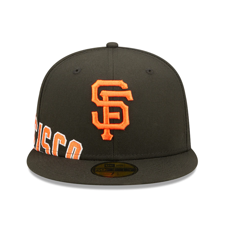 New Era San Francisco Giants Black Sidesplit 59FIFTY Fitted Hat