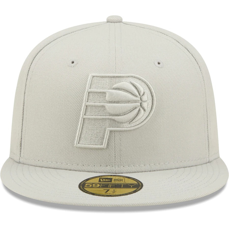 New Era Indiana Pacers Gray Logo Color Pack 59FIFTY Fitted Hat