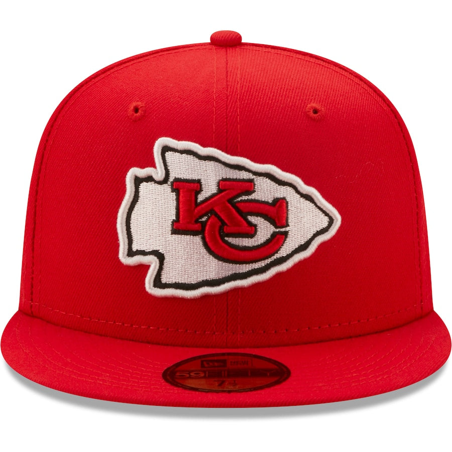 New Era Red Kansas City Chiefs 2x Super Bowl Champions 59FIFTY Fitted Hat