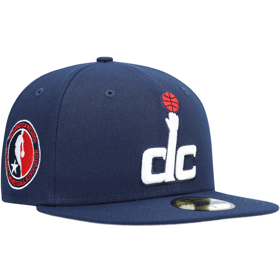 New Era Navy Washington Wizards Team Logoman 59FIFTY Fitted Hat