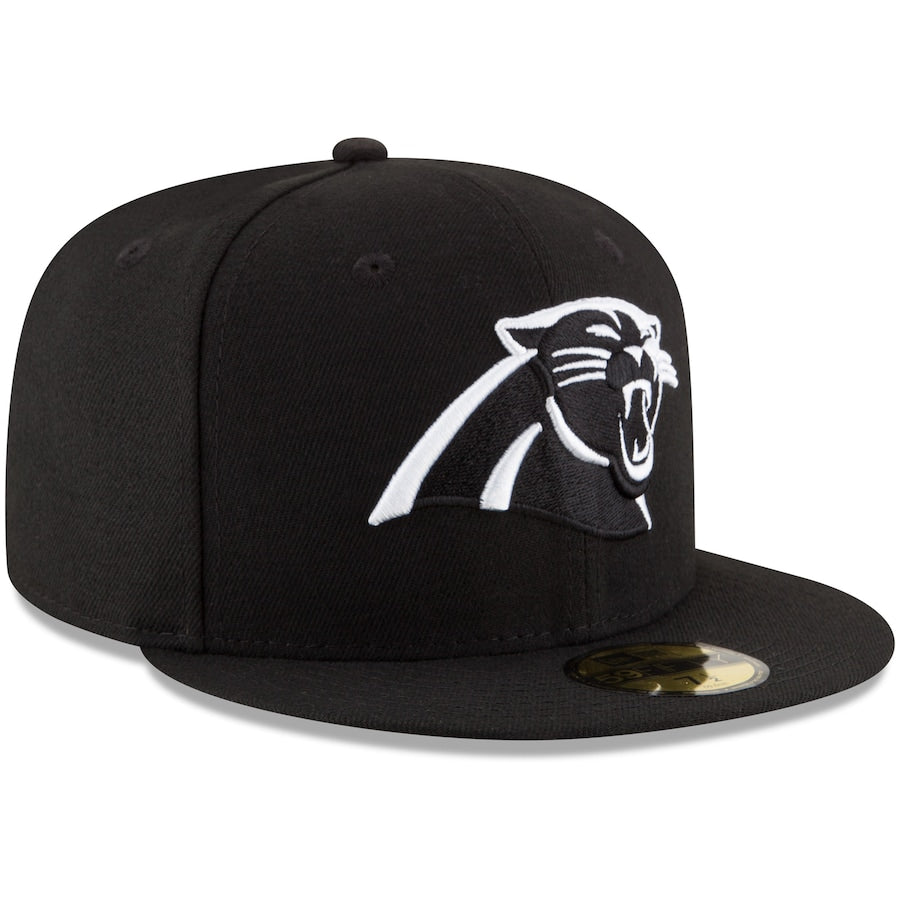 New Era Carolina Panthers Black B-Dub 59FIFTY Fitted Hat