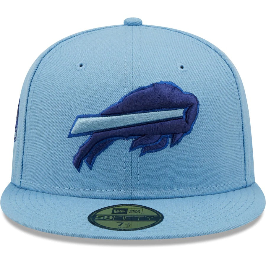 New Era Light Blue Buffalo Bills 50 Years The Pastels 59FIFTY Fitted Hat