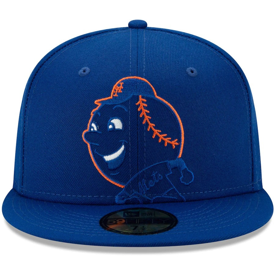 New Era New York Mets Royal Logo Elements 59FIFTY Fitted Hat